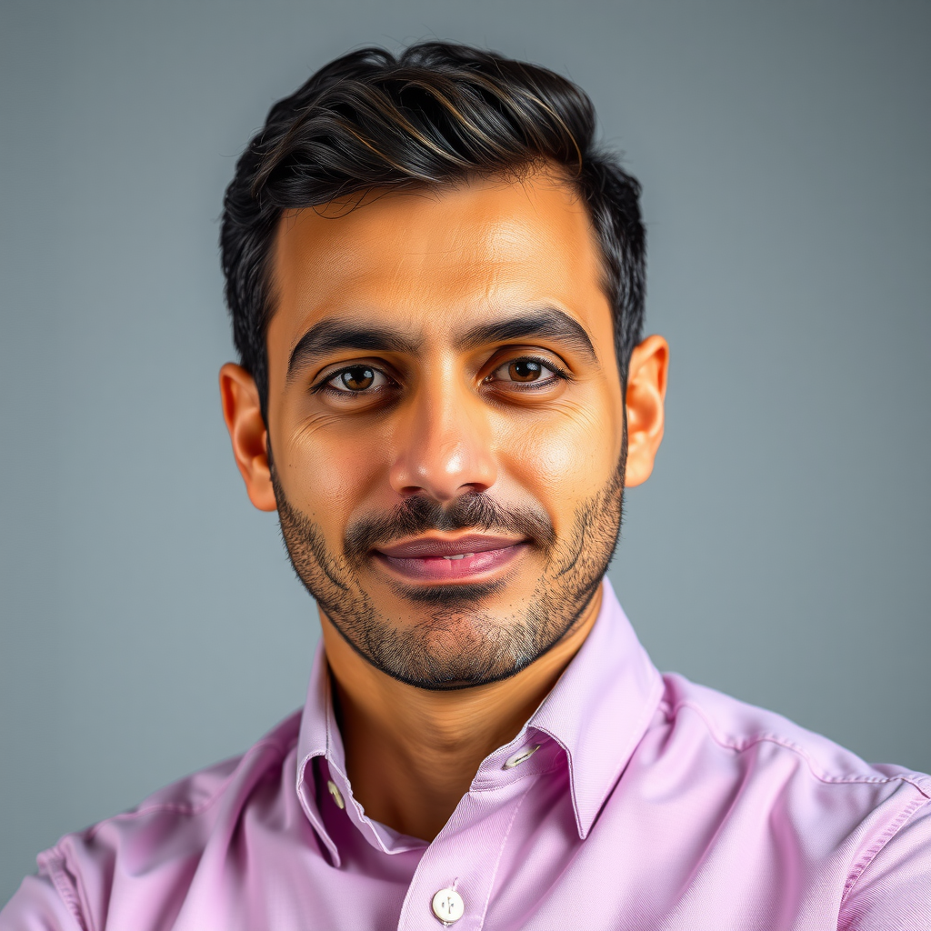 Retrato profissional de Ricardo Costa, especialista em blockchain e criptomoedas, com expressão confiante e profissional